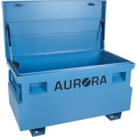 Jobsite Tool Box, 48" x 24" x 27-3/5", Steel, Blue Action Paper