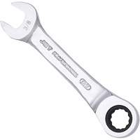 SAE Ratcheting Stubby Combination Wrench Action Paper