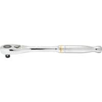 Cl&eacute; &agrave; cliquet &agrave; t&ecirc;te en larme &agrave; d&eacute;clenchement rapide &agrave; 90 dents, Prise de 3/8", Poign&eacute;e Ergonomique Action Paper