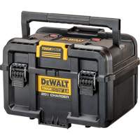 TOUGHSYSTEM<sup>®</sup> 2.0 20V Dual Port Charger, 15" W x 14" D x 9" H, Black/Yellow UAX513 | Action Paper