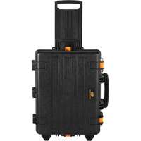 Heavy-Duty Portable Rolling Tool Case, 18-3/5" W x 24-3/5" D x 11-1/2" H, Black Action Paper