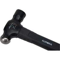Ball Pein Hammer, 24 oz. Head Weight, Plain Face, Fibreglass Handle Action Paper