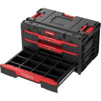 Arx&reg; 3-Drawer Toolbox, 23-1/10" x 15" x 13-2/5", Black Action Paper