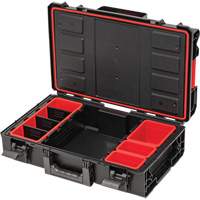 Arx Small Toolbox, 23" x 15" x 7-1/2", Black Action Paper