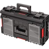 Arx Small Toolbox, 23" x 15" x 7-1/2", Black Action Paper