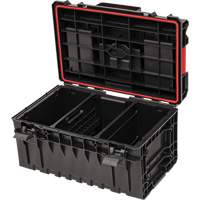 Arx&reg; Medium Toolbox, 23" x 15-1/5" x 12-3/5", Black Action Paper