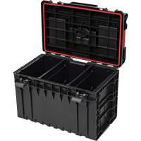 Arx Large Toolbox, 23" x 15-1/5" x 16-1/2", Black Action Paper