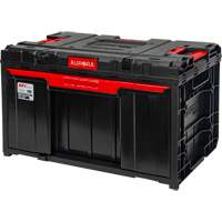 Arx&reg; Single Drawer Toolbox, 11-1/5" W x 18-3/10" D x 9-1/10" H, Black/Red Action Paper