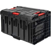 Arx&reg; Single Drawer Toolbox, 11-1/5" W x 18-3/10" D x 9-1/10" H, Black/Red Action Paper