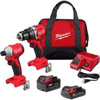Ensemble combin&eacute; de deux outils compact sans balai, Lithium-ion, 18 V Action Paper