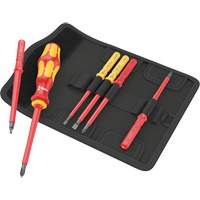 Tournevis imp&eacute;rial porte-embouts Kraftform Kompakt VDE 7 et embouts, 1000 V, 6 M Action Paper