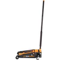 Heavy-Duty Floor Jack, 3 Ton(s) Capacity, 5-1/4" Lowered, 18-1/4" Raised, Manual Hydraulic Action Paper