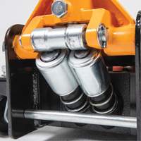 Heavy-Duty Floor Jack, 3 Ton(s) Capacity, 5-1/4" Lowered, 18-1/4" Raised, Manual Hydraulic Action Paper