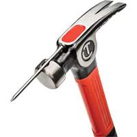 General Purpose Hammer, 16 oz., Fibreglass/Cushion Handle, 14" L Action Paper