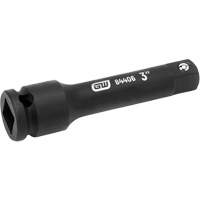 Jeu de rallonges &agrave; chocs, Prise de 3/8", Fini Phosphate de mangan&egrave;se, 4 Mcx Action Paper