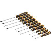 Torx&reg; Dual Material Screwdriver Set in Foam Storage Tray, 10 Pcs. Action Paper