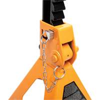 Ratcheting Jack Stand, Locking Pin, 6 tons Capacity, 15-3/4" - 24-1/2" H Action Paper