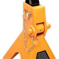 Ratcheting Jack Stand, Locking Pin, 3 tons Capacity, 11-3/4" - 17-1/2" H Action Paper