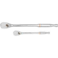 90-Tooth Long Handle Teardrop Ratchet Set Action Paper