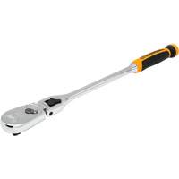 90-Tooth Dual Material Locking Flex Head Teardrop Ratchet Action Paper