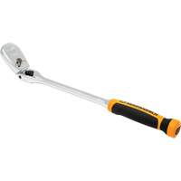 90-Tooth Dual Material Locking Flex Head Teardrop Ratchet Action Paper