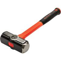 Fiberglass Engineer Hammer, 4 lbs Head Weight, 14" L Action Paper