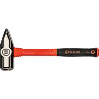 Fiberglass Blacksmith Hammer, 4 lbs Head Weight, 14" L Action Paper