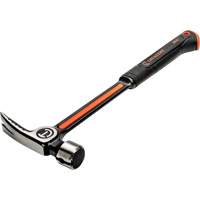 Milled-Face Framing Hammer, 28 oz., Solid Steel Handle, 16" L Action Paper