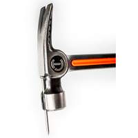 Milled-Face Framing Hammer, 28 oz., Solid Steel Handle, 16" L Action Paper