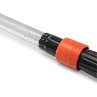 Micrometer Torque Wrench, Dial, 3/8" Square Drive, 50 - 250 in-lbs. Action Paper