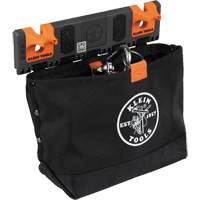 Bucket Work CentreS-Hook Hardware Pouch Module, Nylon, 1 Pockets, Black/Orange Action Paper