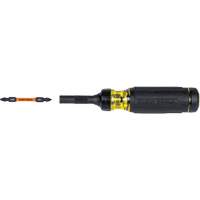 15-in-1 Ratcheting Impact-Rated Multi-Bit Torsion Zone Screwdriver, 9-1/2" L, Cushion Grip Handle Action Paper