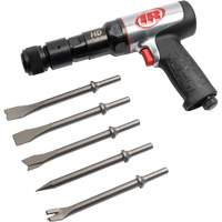 Ensemble de marteau pneumatique avec ciseau 5 mcx, 2,66 pi, cu/min, 1/4" NPT, 2600 coups/min, 3/4" x 3" (19mm x 76mm) Action Paper