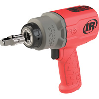 Red Air Impact Wrench, 1/2" Drive, 1/4" NPT Air Inlet, 7500 No Load RPM Action Paper