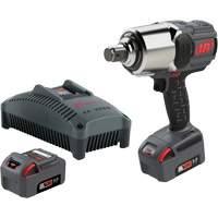 Cordless Impact Wrench Kit with Friction Ring Thru-Hole, 20 V, 1" Socket Action Paper