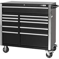 HDCC-4115 HD Series Toolbox Combo, 21-1/2" D x 44-1/5" W x 63-3/10" H, Black Action Paper