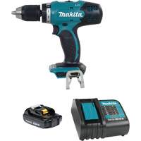 Ensemble perceuse-visseuse compacte LXT, Lithium-ion, 18 V, Mandrin 1/2"/1-7/16", Couple 420 lb-po Action Paper