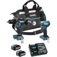 XGT Brushless 2-Tool Combo Kit, Lithium-Ion, 40 V Action Paper