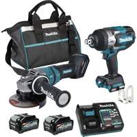 XGT Brushless 2-Tool Combo Kit, Lithium-Ion, 40 V Action Paper