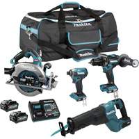XGT Brushless 4-Tool Combo Kit, Lithium-Ion, 40 V Action Paper