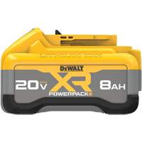 MAX* XR POWERPACK Battery, Lithium-Ion, 20 V, 8 Ah Action Paper