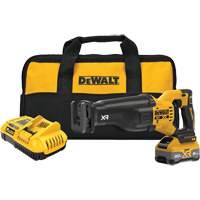 Scie alternative sans balai et sans fil MAX* XR avec XR POWERPACK, 20 V, Lithium-ion Bloc-pile, 3000 coups/min Action Paper