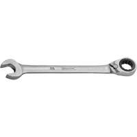 Combination Reversible Ratcheting Wrench, 12 Point, Polished Finish Action Paper