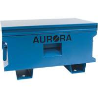 Jobsite Tool Box, 33" x 20-3/10" x 18-3/10", Steel, Blue Action Paper