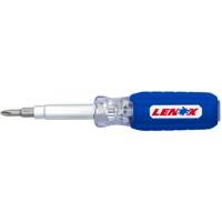 6-in-1 Multi-Bit Screwdriver, Textured Handle Action Paper