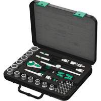 Jeu de cliquets rapides Zyklop 8100 SB 4, 38 Mcx, Prise de 3/8" Action Paper