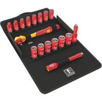 Jeu de cliquets isolants Zyklop 8100 SB VDE 1, 7 Mcx, Prise de 3/8" Action Paper