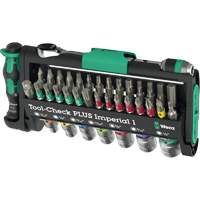Ensemble d'outils en mesures imp&eacute;riales 1 Tool-Check PLUS, 39 Mcx, Prise de 1/4" Action Paper
