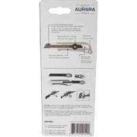 18mm Professional Knife with Ratchet, Stainless Steel, Heavy-Duty, Plastic Handle Action Paper