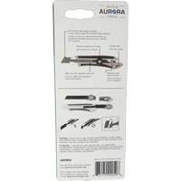18mm Professional Knife, Stainless Steel, Heavy-Duty, Rubber Handle Action Paper